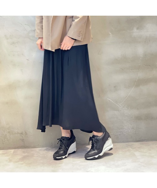 美品✨＋daiana ソックススニーカー　9cmヒール　ブラック　ハイカット diana】新品同様 ソックススニーカー 9cmヒール 黒 ハイカット
