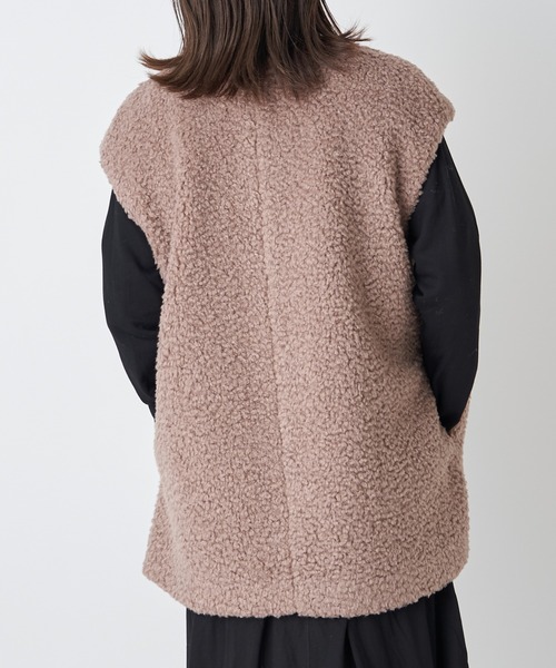 CIAOPANIC（チャオパニック）の「ボアベストキルティング3WAYコート（その他アウター・レディース・ブラック/ベージュ/モカ・FREE）」の9枚目の写真