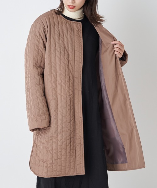 CIAOPANIC（チャオパニック）の「ボアベストキルティング3WAYコート（その他アウター・レディース・ブラック/ベージュ/モカ・FREE）」の8枚目の写真