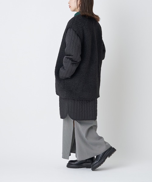 CIAOPANIC（チャオパニック）の「ボアベストキルティング3WAYコート（その他アウター・レディース・ブラック/ベージュ/モカ・FREE）」の16枚目の写真