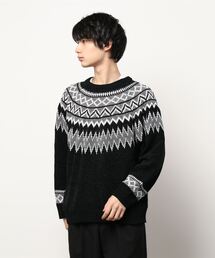 BACK NUMBER | 【BACK NUMBER】求心柄ＢＩＧレイヤード(アンサンブル)