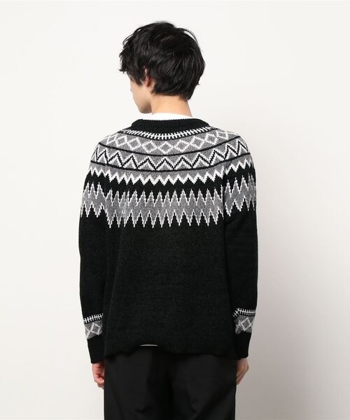 BACK NUMBER（バックナンバー）の「【BACK NUMBER】求心柄ＢＩＧレイヤード（アンサンブル・メンズ・ライトベージュ/ブラック/グレー・M/XL/L）」の5枚目の写真