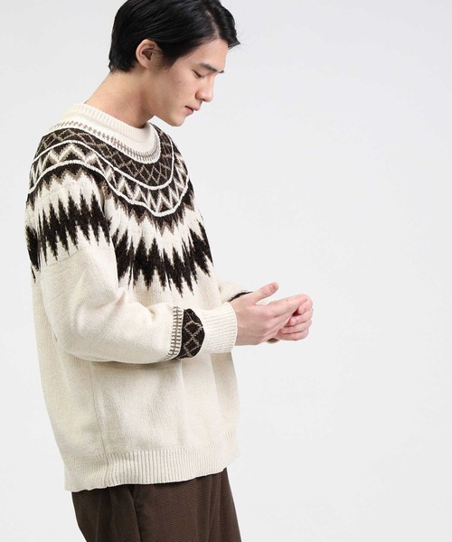 BACK NUMBER（バックナンバー）の「【BACK NUMBER】求心柄ＢＩＧレイヤード（アンサンブル・メンズ・ライトベージュ/ブラック/グレー・M/XL/L）」の16枚目の写真