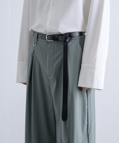 ln fortis（ロンフォルティス）の「ln fortis - リアルレザーロングベルト（ベルト・メンズ・ブラック・FREE）」の2枚目の写真