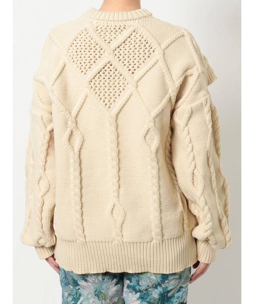 merry jenny（メリージェニー）の「アームスリットニットプルオーバー（ニット/セーター・レディース・ブラック/ベージュ/アイボリー・FREE）」の21枚目の写真