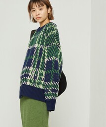 FREAK'S STORE | チェック柄ニット(ニット/セーター)