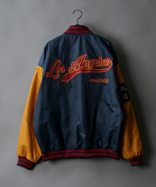 SITRY（シトリー）の「Oversize Stadium Jacket/オーバーサイズ スタジアムジャケット/スタジャン（スタジャン・メンズ・ブラック/ネイビー/グリーン/マルチ/キャメル/グリーン系その他/ブラック系その他/ブルー系その他・M/L）」の19枚目の写真
