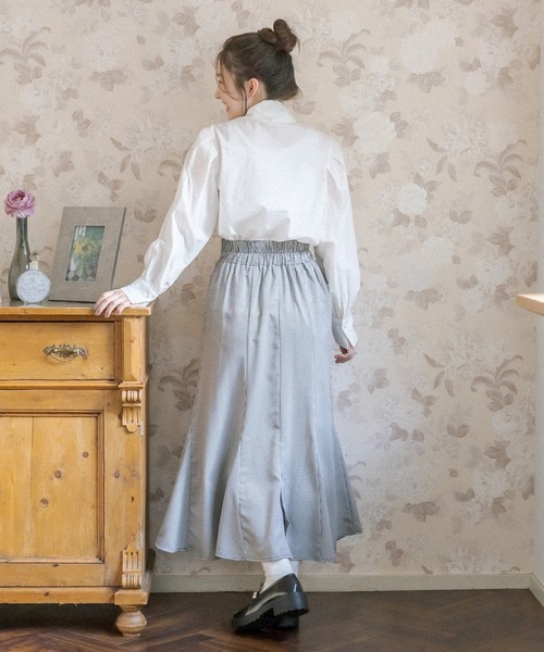 OLIVE des OLIVE(オリーブデオリーブ)の「ボウタイブラウス(シャツ/ブラウス・レディース・ブラック/オフホワイト/ピンク・FREE)」の6枚目の写真