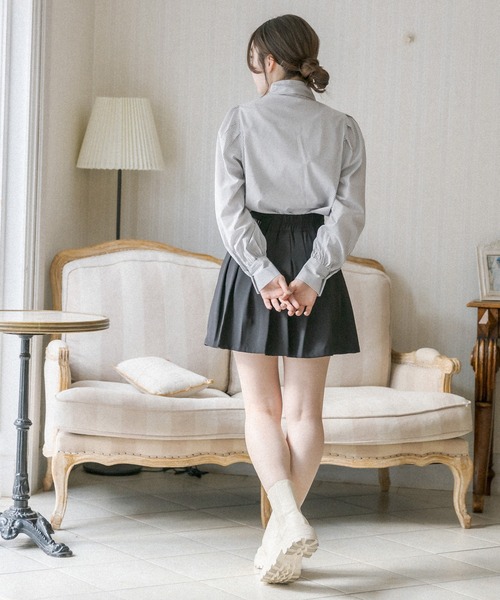 OLIVE des OLIVE(オリーブデオリーブ)の「ボウタイブラウス(シャツ/ブラウス・レディース・ブラック/オフホワイト/ピンク・FREE)」の15枚目の写真