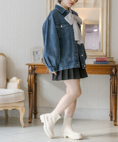 OLIVE des OLIVE(オリーブデオリーブ)の「ボウタイブラウス(シャツ/ブラウス・レディース・ブラック/オフホワイト/ピンク・FREE)」の19枚目の写真
