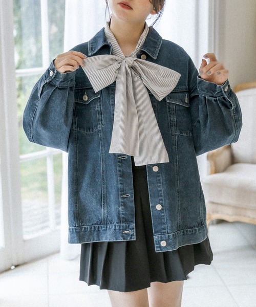 OLIVE des OLIVE(オリーブデオリーブ)の「ボウタイブラウス(シャツ/ブラウス・レディース・ブラック/オフホワイト/ピンク・FREE)」の20枚目の写真