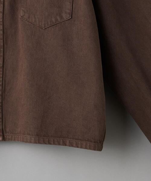 Wrangler(ラングラー)の「【別注】<Wrangler>ブラウン デニムシャツ ∴(シャツ/ブラウス・レディース・ダークブラウン・FREE)」の13枚目の写真