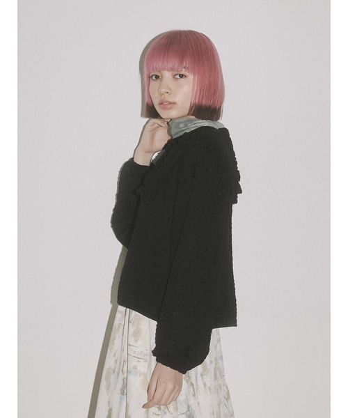 merry jenny（メリージェニー）の「diaryエアリーメッシュtops（Tシャツ/カットソー・レディース・オレンジ/グリーン/ブルー/パープル・FREE）」の11枚目の写真