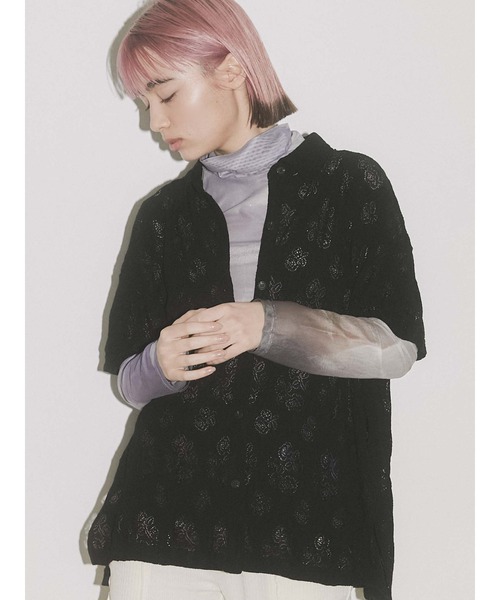 merry jenny（メリージェニー）の「diaryエアリーメッシュtops（Tシャツ/カットソー・レディース・オレンジ/グリーン/ブルー/パープル・FREE）」の18枚目の写真