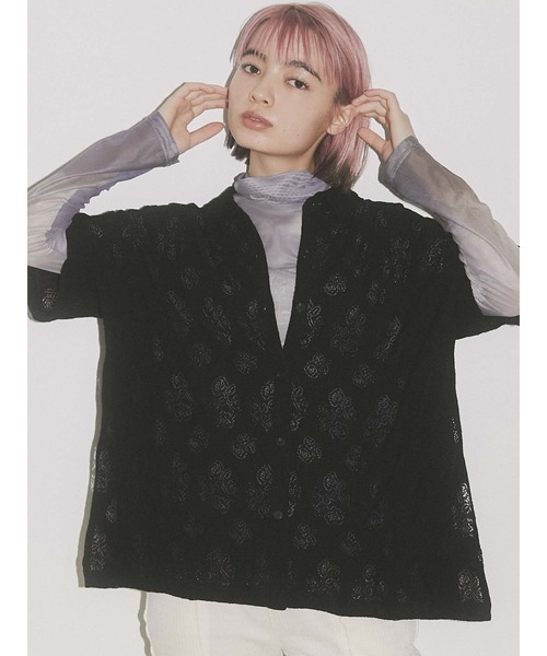 merry jenny（メリージェニー）の「diaryエアリーメッシュtops（Tシャツ/カットソー・レディース・オレンジ/グリーン/ブルー/パープル・FREE）」の20枚目の写真