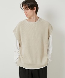 JUNRED | 【ビッグシルエット】ルーズニットベスト(ベスト)