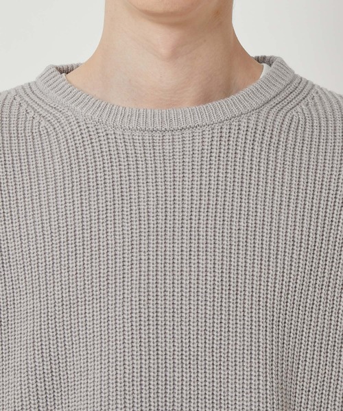 JUNRED（ジュンレッド）の「【ビッグシルエット】ルーズニットベスト（ベスト・メンズ・ライトグレー/ブラック/ベージュ・LL/M/L）」の22枚目の写真