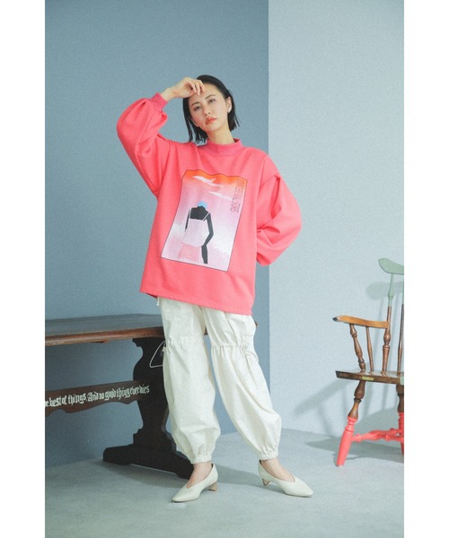 OKIRAKU（オキラク）の「(OKIRAKU×ROSE BUD)フライトパンツ（その他パンツ・レディース・グリーン/ベージュ・ONE SIZE）」の3枚目の写真