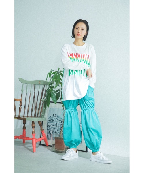 OKIRAKU（オキラク）の「(OKIRAKU×ROSE BUD)フライトパンツ（その他パンツ・レディース・グリーン/ベージュ・ONE SIZE）」の6枚目の写真