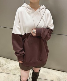 配色フーディー(ユニセックス)