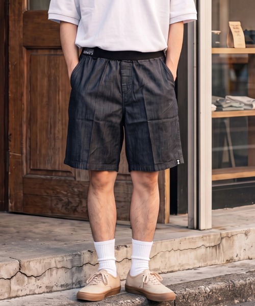 セール】【T18】【JIMMY'Z/ジミーズ】DENIM FLAT FRONT SHORT（その他