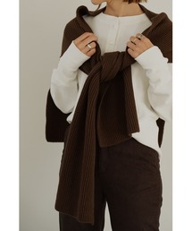 LA PEAU DE GEM | 【LA PEAU DE GEM】ショルダーカバーマフラー(マフラー)