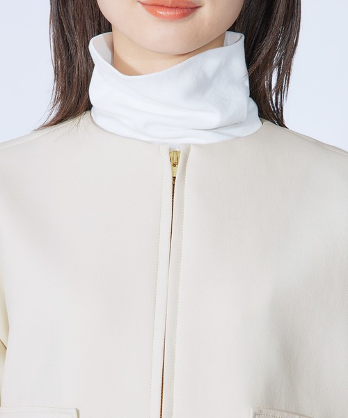 未使用タグ付♡ROPE きれいめフォルムブルゾン/エディター三尋木奈保さんコラボ ROPE'（ロペ）の「きれいめフォルムブルゾン/エディター三尋木