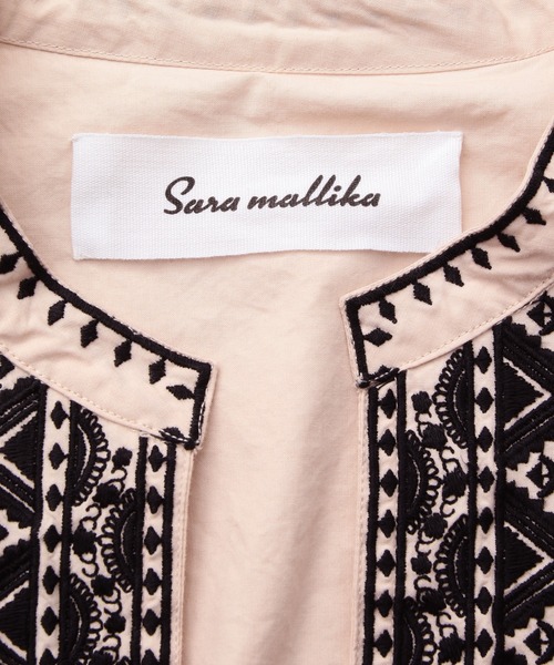 Sara mallikaサラマリカZIGZAG EMBROIDERYワンピース sara mallika（サラ マリカ）の「【Sara mallika】ZIGZAG
