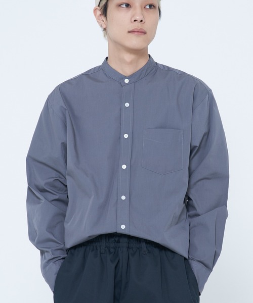 CORISCO(コリスコ)の「【ユニセックス】ブロードバンドカラーシャツ(M1)(シャツ/ブラウス・メンズ・ベージュ/ブラック/ブルー系その他/その他1/その他3/ホワイト/チャコール/その他2/その他5/ブルー/その他4・MEDIUM/X-LARGE/LARGE)」の4枚目の写真