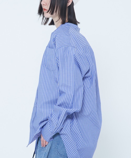 CORISCO(コリスコ)の「【ユニセックス】ブロードバンドカラーシャツ(M1)(シャツ/ブラウス・メンズ・ベージュ/ブラック/ブルー系その他/その他1/その他3/ホワイト/チャコール/その他2/その他5/ブルー/その他4・MEDIUM/X-LARGE/LARGE)」の18枚目の写真