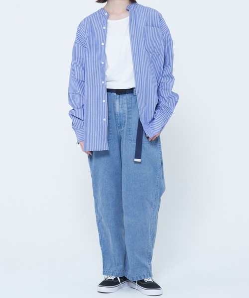 CORISCO(コリスコ)の「【ユニセックス】ブロードバンドカラーシャツ(M1)(シャツ/ブラウス・メンズ・ベージュ/ブラック/ブルー系その他/その他1/その他3/ホワイト/チャコール/その他2/その他5/ブルー/その他4・MEDIUM/X-LARGE/LARGE)」の22枚目の写真