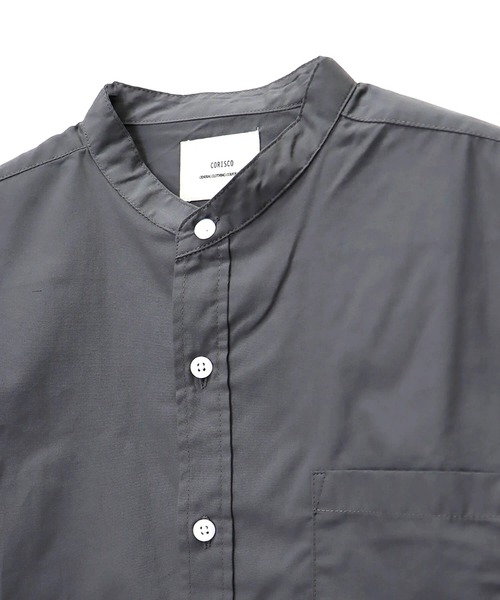 CORISCO(コリスコ)の「【ユニセックス】ブロードバンドカラーシャツ(M1)(シャツ/ブラウス・メンズ・ベージュ/ブラック/ブルー系その他/その他1/その他3/ホワイト/チャコール/その他2/その他5/ブルー/その他4・MEDIUM/X-LARGE/LARGE)」の14枚目の写真