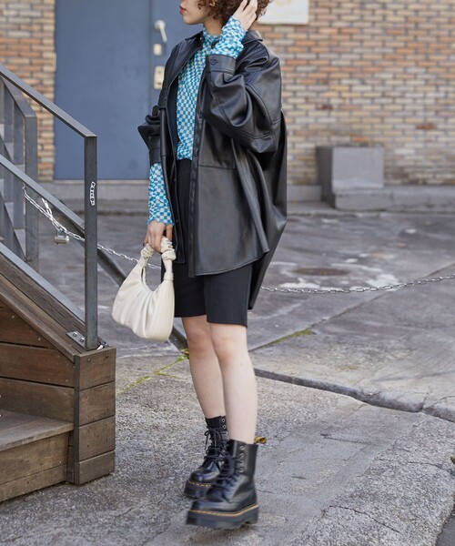 PUBLUX（パブリュクス）の「【PUBLUX/パブリュクス】 チェッカーフラッグ柄チュールシアートップス（Tシャツ/カットソー・レディース・ブラック/ブラウン/ライトグリーン/ブルー・ﾌﾘ-）」の14枚目の写真