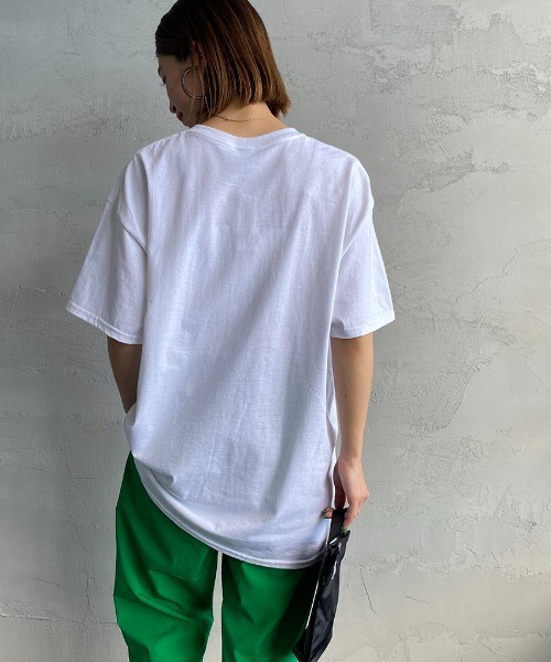 KAVU（カブー）の「[KAVU/カブー] タイガープリントTシャツ（Tシャツ/カットソー・レディース・ホワイト/ブラック・M/L/XL）」の11枚目の写真