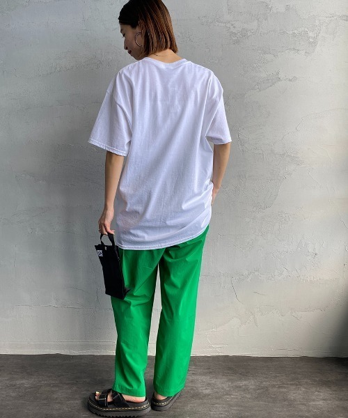 KAVU（カブー）の「[KAVU/カブー] タイガープリントTシャツ（Tシャツ/カットソー・レディース・ホワイト/ブラック・M/L/XL）」の12枚目の写真