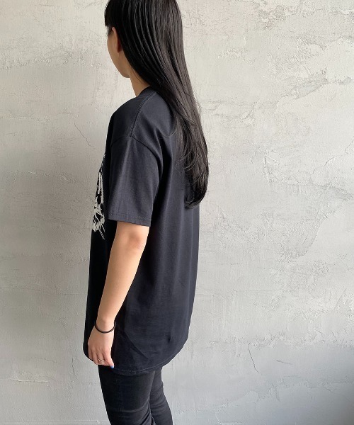 KAVU（カブー）の「[KAVU/カブー] タイガープリントTシャツ（Tシャツ/カットソー・レディース・ホワイト/ブラック・M/L/XL）」の21枚目の写真