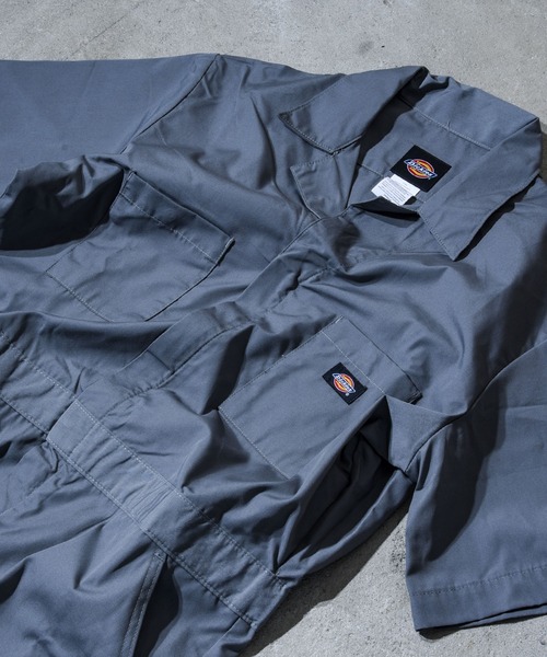 Dickies(ディッキーズ)の「【Dickies(ディッキーズ)】 半袖ツナギ(つなぎ/オールインワン・メンズ・ブラック/レッド/ブルー/カーキ/ネイビー/グレー・XL/L/M)」の18枚目の写真