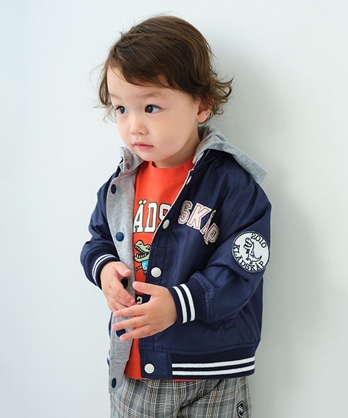 kladskap(クレードスコープ)の「リバーシブルスタジャン(スタジャン・キッズ・ネイビー/グリーン・130cm/90cm/120cm/110cm/100cm)」の21枚目の写真