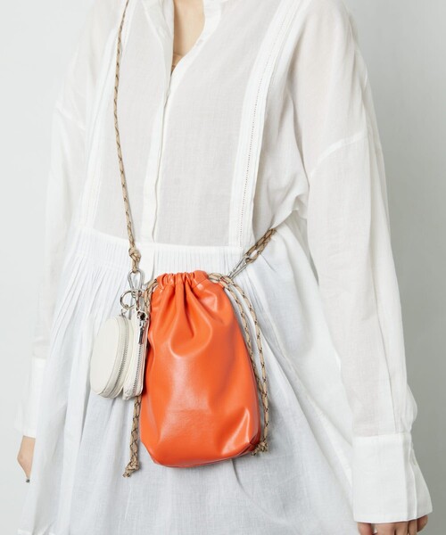 FREAK'S STORE（フリークスストア）の「ANYWAYショルダーバッグ（ショルダーバッグ・レディース・ブラック/グリーン/その他9/オレンジ・ONE SIZE）」の15枚目の写真