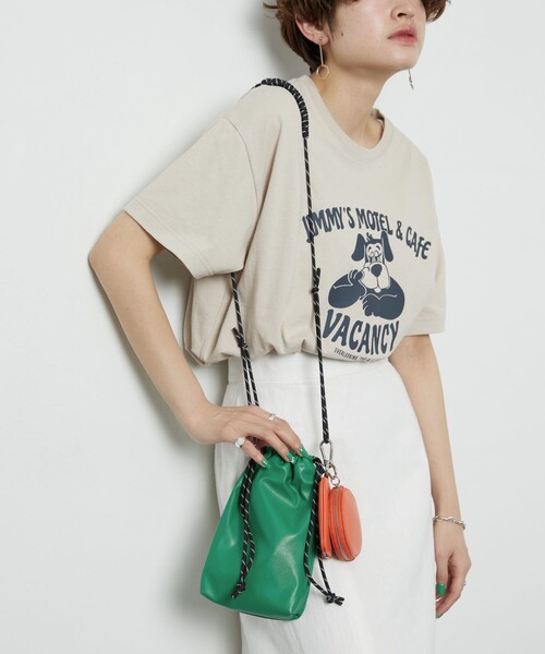 FREAK'S STORE（フリークスストア）の「ANYWAYショルダーバッグ（ショルダーバッグ・レディース・ブラック/グリーン/その他9/オレンジ・ONE SIZE）」の20枚目の写真