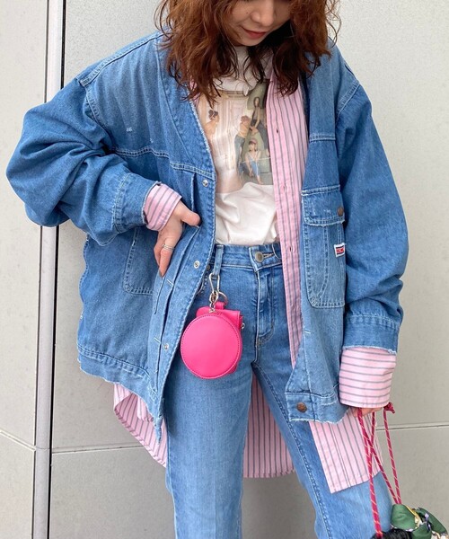 FREAK'S STORE（フリークスストア）の「ANYWAYショルダーバッグ（ショルダーバッグ・レディース・ブラック/グリーン/その他9/オレンジ・ONE SIZE）」の21枚目の写真