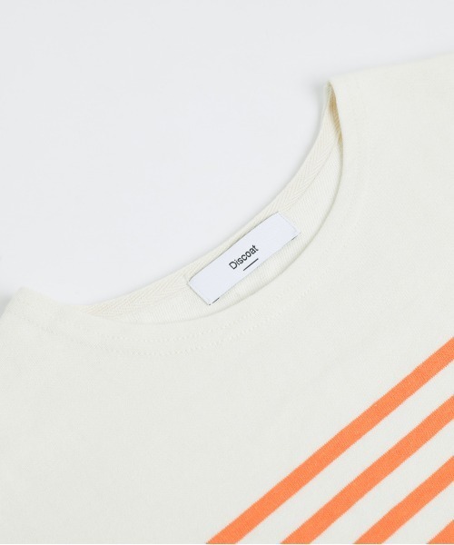 La-gemme(ラジェム)の「バスクボーダービッグロングTシャツ(Tシャツ/カットソー・レディース・オレンジ/ピンク/ブルー/ブラック・フリー)」の16枚目の写真