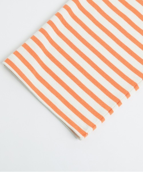 La-gemme(ラジェム)の「バスクボーダービッグロングTシャツ(Tシャツ/カットソー・レディース・オレンジ/ピンク/ブルー/ブラック・フリー)」の19枚目の写真