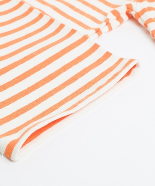 La-gemme(ラジェム)の「バスクボーダービッグロングTシャツ(Tシャツ/カットソー・レディース・オレンジ/ピンク/ブルー/ブラック・フリー)」の20枚目の写真