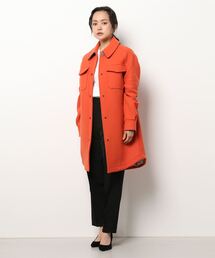 TRENCH&CO ロングシャツ風コート