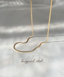 【金属アレルギー対応】 スネークチェーン ネックレス 1mm / サージカルステンレス 316L