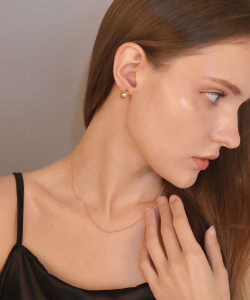 CEMONEMO(セモネモ)の「【金属アレルギー対応】 スネークチェーン ネックレス 1mm / サージカルステンレス 316L(ネックレス・レディース・ゴールド/シルバー・FREE)」の22枚目の写真