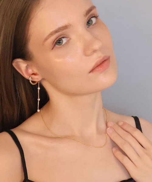 CEMONEMO(セモネモ)の「【金属アレルギー対応】 スネークチェーン ネックレス 1mm / サージカルステンレス 316L(ネックレス・レディース・ゴールド/シルバー・FREE)」の18枚目の写真