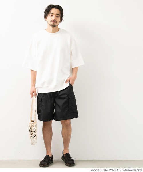 coca(coca)(コカ)の「メンズ カーゴハーフパンツ(その他パンツ・メンズ・ブラック/カーキ・M/L)」の9枚目の写真