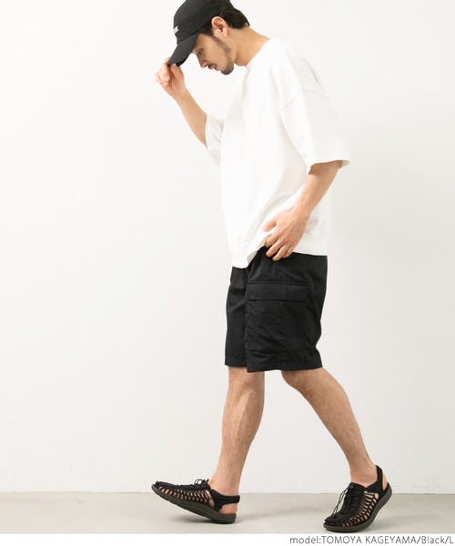coca(coca)(コカ)の「メンズ カーゴハーフパンツ(その他パンツ・メンズ・ブラック/カーキ・M/L)」の12枚目の写真